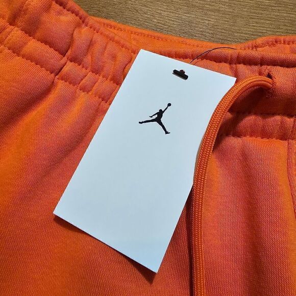 Air Jordan Brooklyn Fleece Shorts Women's Small S Orange Lobster DX0380-847 New - Picture 12 of 15